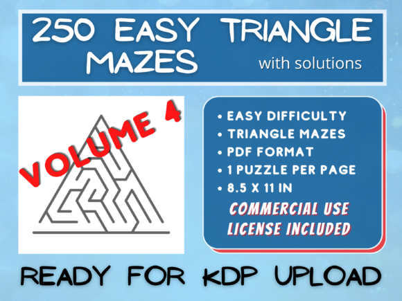 Explore the Fun and Challenge of 250 Easy Triangle Mazes V004