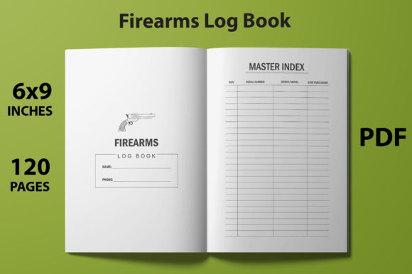 KDP Firearms Log Book: A Comprehensive Guide for Tracking and Managing Your Firearms