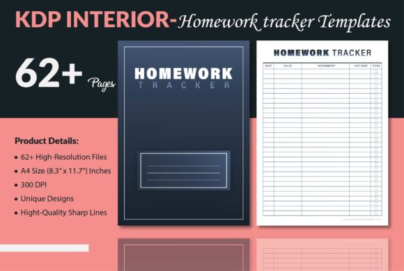 Maximizing Your Productivity with Homework Tracker Templates - KDP