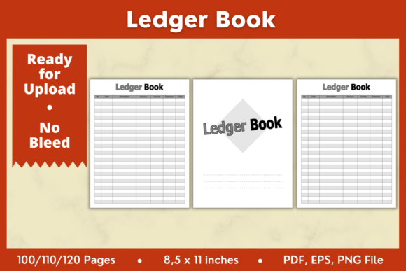 Optimize Your Low-Content Publishing with Ledger Book KDP Interior 8,5x11in