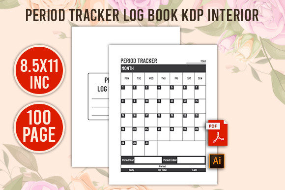 Period Tracker Log Book KDP Interior: A Comprehensive Guide for KDP Sellers