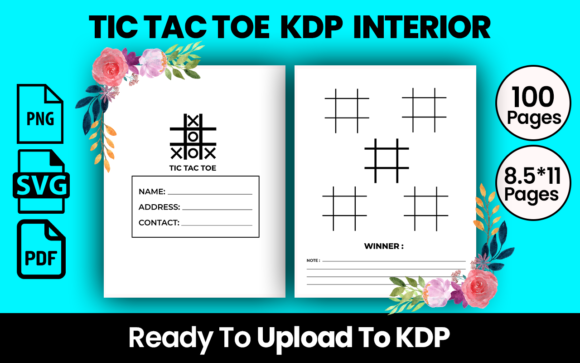 Tic Tac Toe KDP Interior: Ready for Publishing