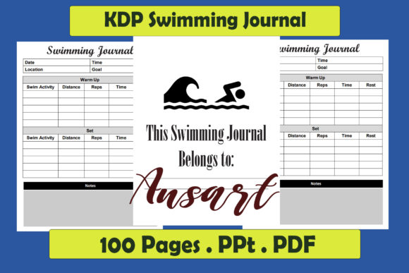 Track Your Swimming Progress with KDP Journal