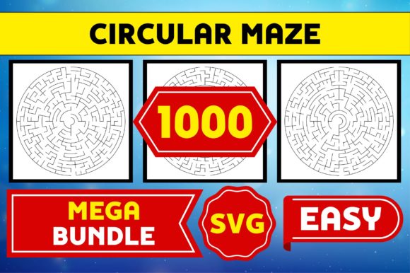 Unlock Endless Possibilities with the 1000 Circular Maze Easy SVG Bundle