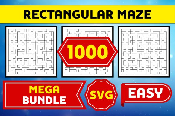 Unlocking Creativity with the 1000 Rectangular Maze Easy SVG Bundle